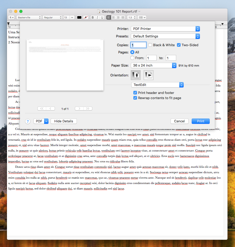 How To Print To PDF With Custom Size Paper Such As A1 And A2 Flyingbee Software Support